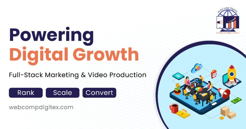 Webcomp Digitex, Website Development, Video Marketing, Website Design, SEO Optimization.