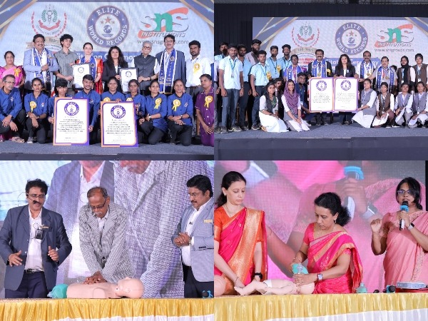 #EliteWorldRecords #IMACoimbatore #IMA #SnsInstitutions #BLS #ChildSafety #WorldRecord